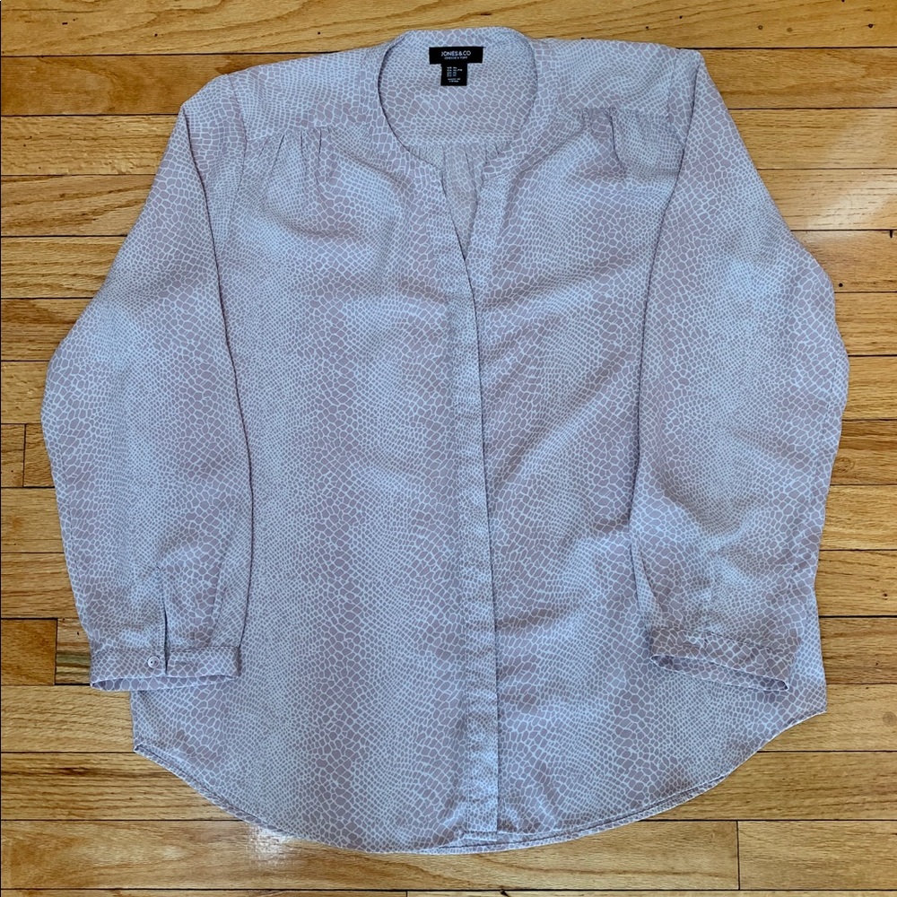 Jones & Co. Jones New York Button Down Top XL